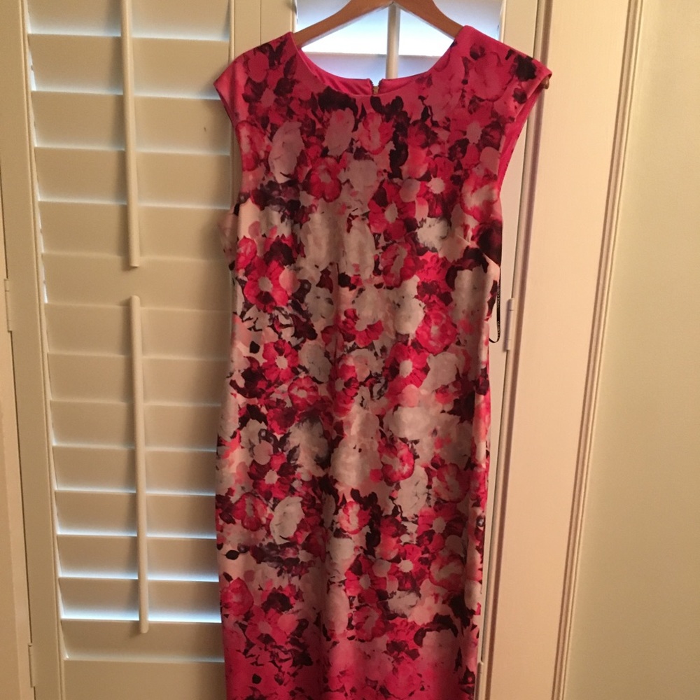 Pink flower dress